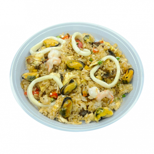 Тепаньяки с морепродуктами